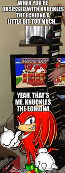 Image result for knuckles meme