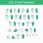 Image result for Sign Language Font