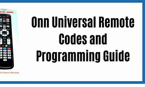 Image result for How to Program Onn TV Universal Remote