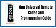 Image result for Onn Universal Remote Codes List for LG
