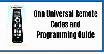 Image result for How to Auto Program Onn Universal Remote