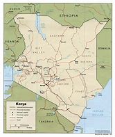 Image result for Kenya in Map