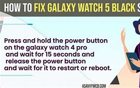 Image result for Galaxy Watch Screen Issues