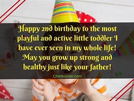 Image result for Happy 2nd Birthday Son Quotes