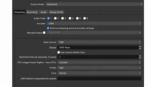 Image result for OBS Settings Page