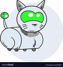 Image result for Robot Cat Drawn