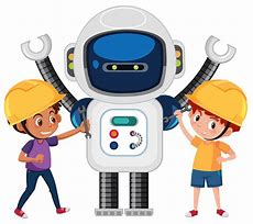 Image result for Cartoon Wwith Robot