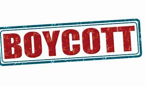 Image result for Boycott Symbol