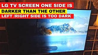 Image result for TV Is Darker On One Side Sharp