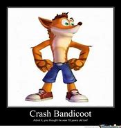 Image result for Crash Bandicoot Woah Meme