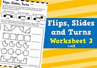 Image result for Flip Slide and Turn Worksheets