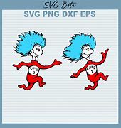 Image result for Thing 1 Thing 2 SVG Free
