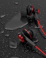 Image result for iPod Earphones Red