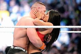 Image result for WWE Kissing John Cena and Nikki Bella