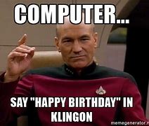 Image result for Funny Happy Birthday Meme Star Trek