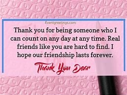 Image result for Thank You Friend Message