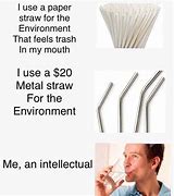 Image result for Drinking Straw Meme