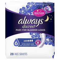 Image result for Always Discreet Extra Long Pads