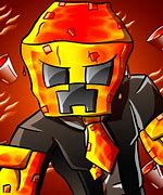 Image result for Minecraft Lava Creeper Face