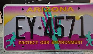 Image result for Arizona License Plate 77