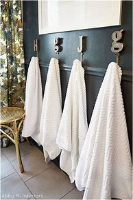 Image result for Bathroom Towel Hanging Ideas