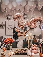 Image result for Rose Gold Deco for 21st Birthday