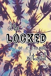 Image result for Its Locked Stupid Background