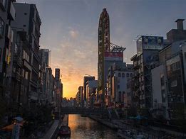 Image result for Osaka Skyline Dusk Wallpaper 4K