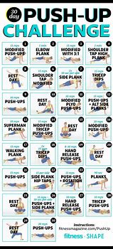 Image result for 30-Day Beginner Push-Up Challenge