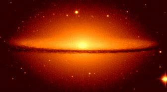 Image result for Sombrero Galaxy through Telescope
