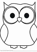 Image result for Cartoon Owl Drawings Black and White