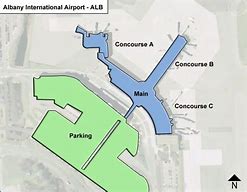 Image result for Albany NY Airport Terminal Map