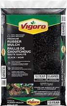 Image result for Vigoro Black Rubber Mulch