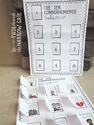 Image result for Free Printable 10 Commandments Crafts