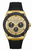 Image result for Black and Gold Guess Watch