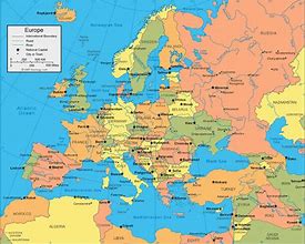 Image result for Europe Map Easy