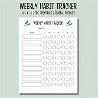 Image result for Cute Habit Tracker