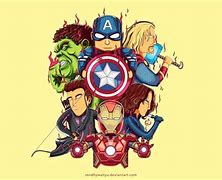 Image result for Chibi Marvel Wallpaper