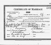 Image result for Delaware Marriage Certificate
