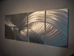 Image result for Abstract Metal Wall Art