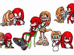 Image result for Knuckles and Tikal the Echidna Lovs