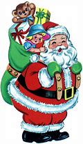 Image result for Vintage Santa Christmas Clip Art
