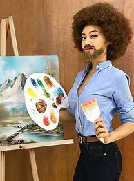 Image result for Bob Ross Costume for Women