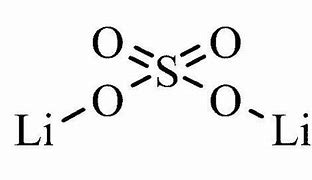 Image result for Lithium Sulfate