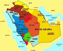 Image result for Saudi Arabia States Map