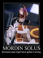 Image result for Mass Effect Mordin Memes
