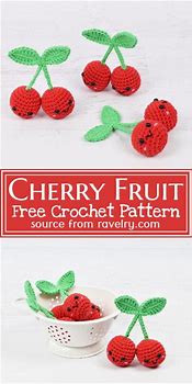 Image result for Crochet Fruit Patterns