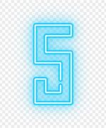 Image result for Bue Neon Number Emoji Five
