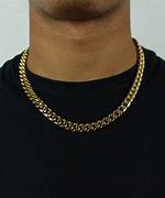 Image result for Cuban Chain Diffrence mm