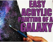 Image result for How to Make a Galaxy Painting Acrylic